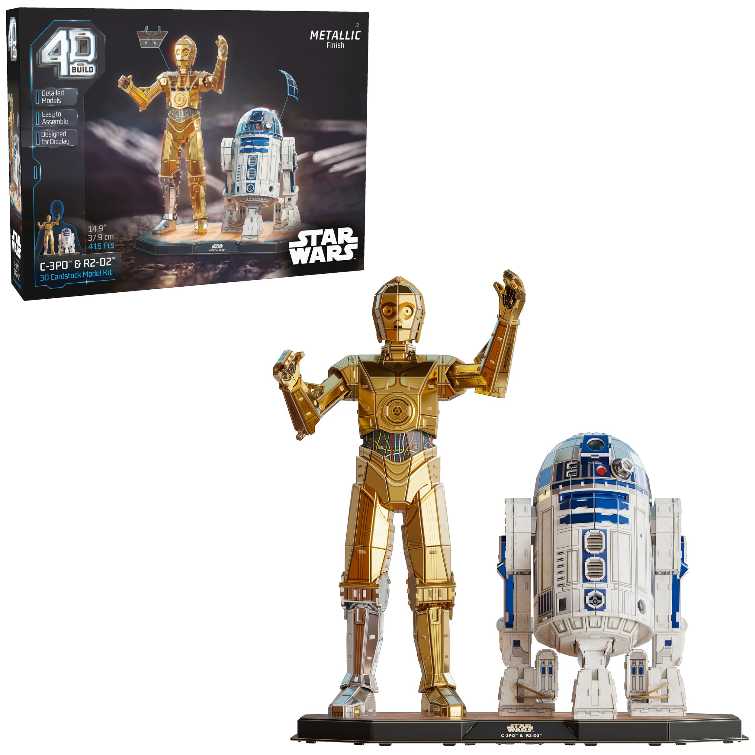 4D Star Wars C-3PO & R2-D2